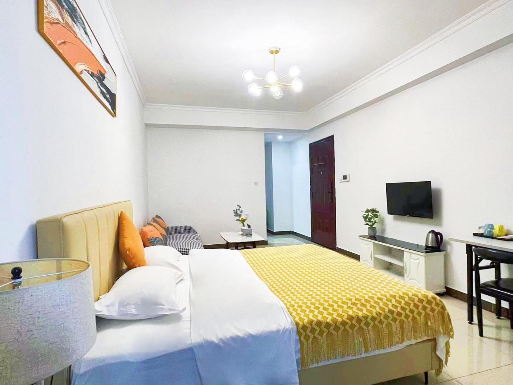 Pazhou Angda International Aparthotel Canton Fair Branch Exterior foto