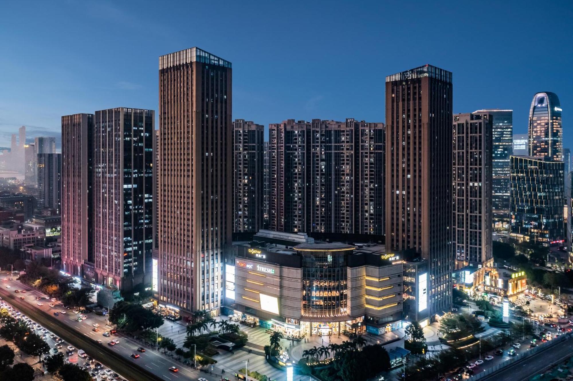 Pazhou Angda International Aparthotel Canton Fair Branch Exterior foto