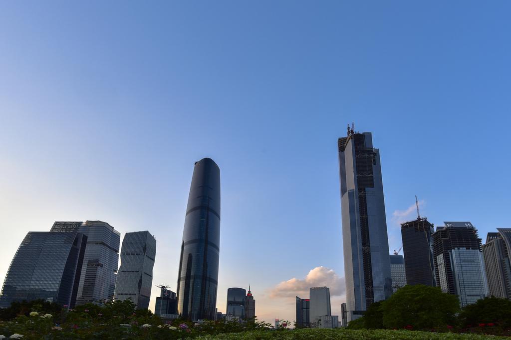 Pazhou Angda International Aparthotel Canton Fair Branch Exterior foto
