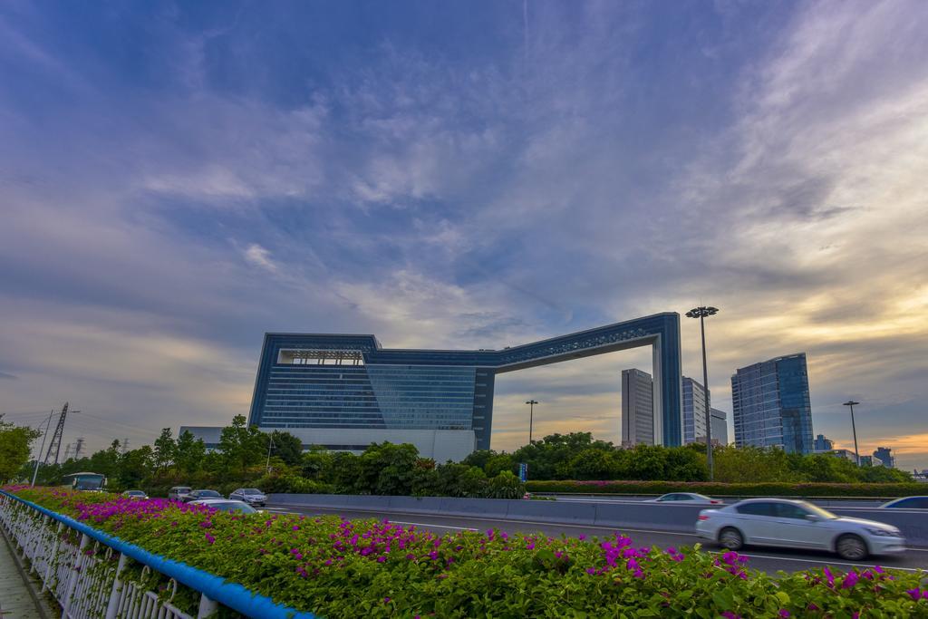 Pazhou Angda International Aparthotel Canton Fair Branch Exterior foto