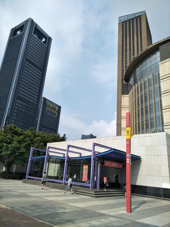 Pazhou Angda International Aparthotel Canton Fair Branch Exterior foto